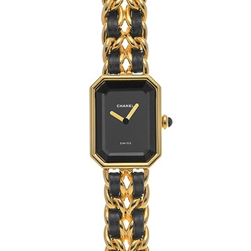 シャネル プルミエール S H0001 ブラック レディース 時計 【中古】【wristwatch】