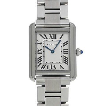 カルティエ タンク ソロ SM W5200013 シルバー レディース 時計 【中古】【wristwatch】