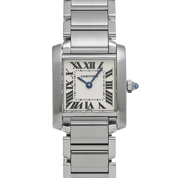カルティエ タンクフランセーズ SM　 W51008Q3 シルバー レディース 時計 【中古】【wristwatch】