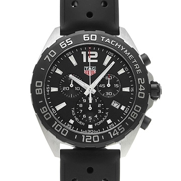 タグ ホイヤー フォーミュラ1 クォーツ クロノグラフ CAZ1010.FT8024 ブラック メンズ 時計 【中古】【wristwatch】