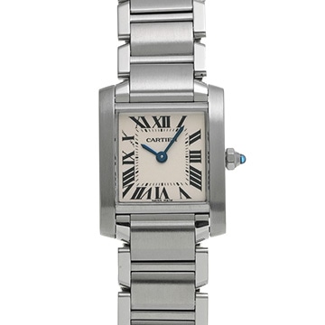 カルティエ タンクフランセーズ SM　 W51008Q3 シルバー レディース 時計 【中古】【wristwatch】
