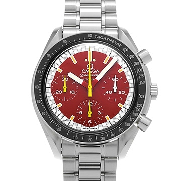 オメガ スピードマスター レーシング ミハエル・シューマッハ 3510.61 レッド メンズ 時計 【中古】【wristwatch】