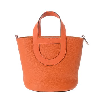 エルメス インザループ 18 オレンジ トリヨンクレマンス/ヴォースイフト レディース バッグ 【中古】【bag】