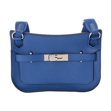 エルメス ジプシエール ミニ ブルーフランス ヴォースイフト レディース バッグ 【中古】【bag】