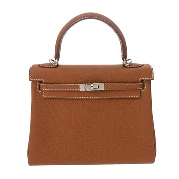 エルメス ケリー 25 内縫い ゴールド トゴ レディース バッグ 【中古】【bag】