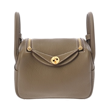 エルメス リンディ ミニ 2  エトゥープ トリヨンクレマンス レディース バッグ 【中古】【bag】