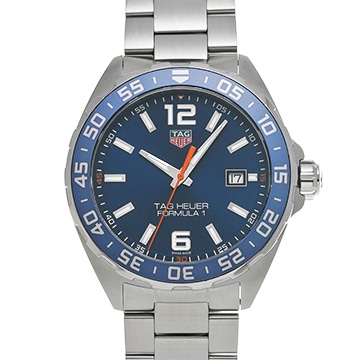 タグ ホイヤー フォーミュラ1 クォーツ WAZ1010.BA0842 ブルー メンズ 時計 【中古】【wristwatch】