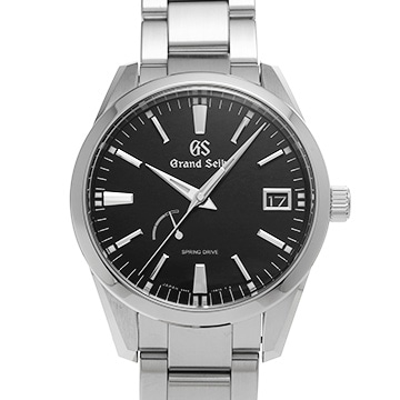 グランドセイコー ヘリテージコレクション スプリングドライブ SBGA301 ブラック メンズ 時計 【中古】【wristwatch】