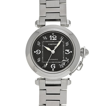 カルティエ パシャC W31043M7 ブラック ユニセックス 時計 【中古】【wristwatch】
