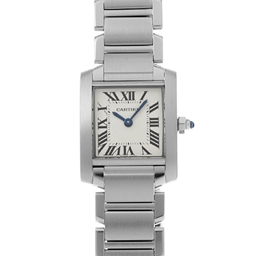 カルティエ タンクフランセーズ SM　 W51008Q3 シルバー レディース 時計 【中古】【wristwatch】