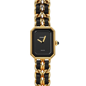 シャネル プルミエール S H0001 ブラック レディース 時計 【中古】【wristwatch】