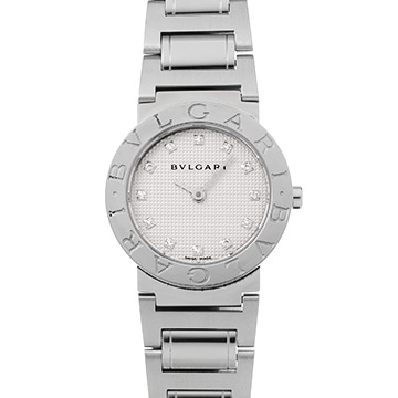 ブルガリ ブルガリブルガリ BB26WSS/12N ホワイト/ダイヤモンド レディース 時計 【中古】【wristwatch】