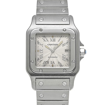 カルティエ サントス ガルベ LM W20040D6 シルバー メンズ 時計 【中古】【wristwatch】