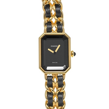 シャネル プルミエール S H0001 ブラック レディース 時計 【中古】【wristwatch】