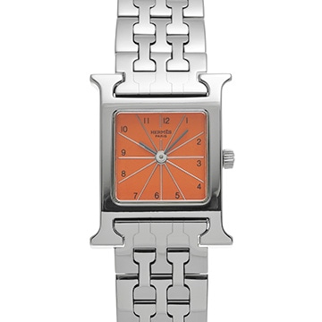 エルメス Hウォッチ HH1.210 オレンジ レディース 時計 【中古】【wristwatch】