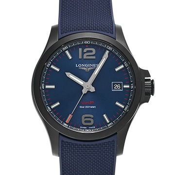 ロンジン コンクエスト V.H.P L3.726.2.96.9 ブルー メンズ 時計 【中古】【wristwatch】