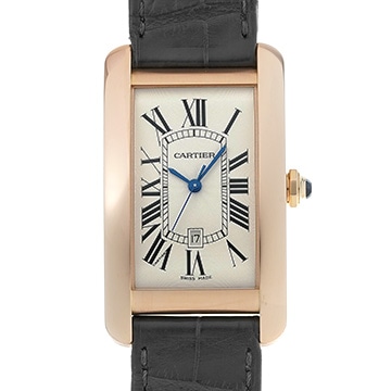 カルティエ タンク アメリカン LM W2609156 シルバー メンズ 時計 【中古】【wristwatch】