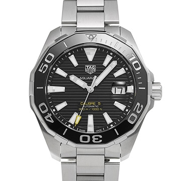 タグ ホイヤー アクアレーサー キャリバー5 WAY201A.FT6069 ブラック メンズ 時計 【中古】【wristwatch】