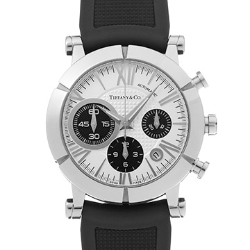 ティファニー アトラス ジェント クロノグラフ Z1000.82.12A21A71A シルバー/ブラック メンズ 時計 【中古】【wristwatch】