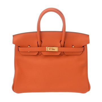 エルメス バーキン 25 オレンジ ヴォースイフト レディース バッグ 【未使用】【bag】