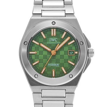 IWC インヂュニア オートマチック 40 IW328908 グリーン メンズ 時計 【中古】【wristwatch】