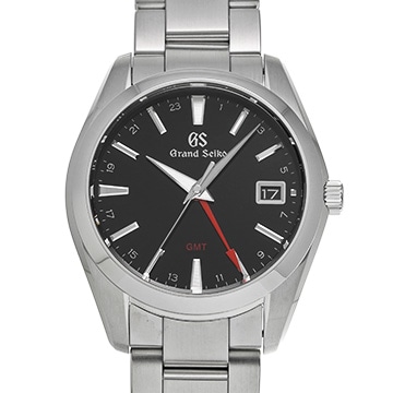 グランドセイコー ヘリテージコレクション クォーツ GMT SBGN013 ブラック メンズ 時計 【中古】【wristwatch】