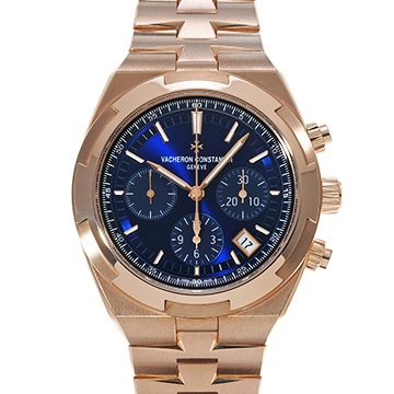 ヴァシュロン コンスタンタン オーヴァーシーズ クロノグラフ 5520V/210R-B952 ブルー メンズ 時計 【中古】【wristwatch】