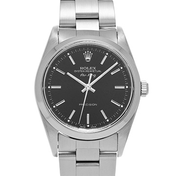 ロレックス エアキング 14000M ブラック メンズ 時計 【中古】【wristwatch】