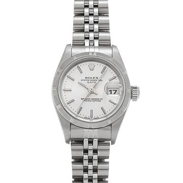 ロレックス オイスターパーペチュアル デイト  79190 シルバー レディース 時計 【中古】【wristwatch】