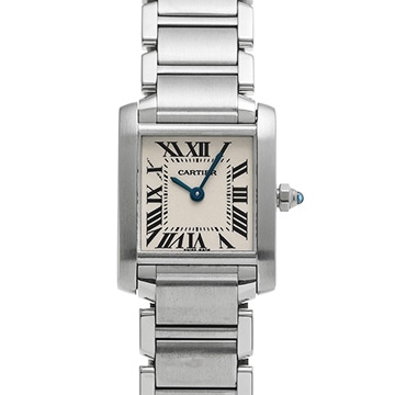 カルティエ タンクフランセーズ SM　 W51008Q3 シルバー レディース 時計 【中古】【wristwatch】