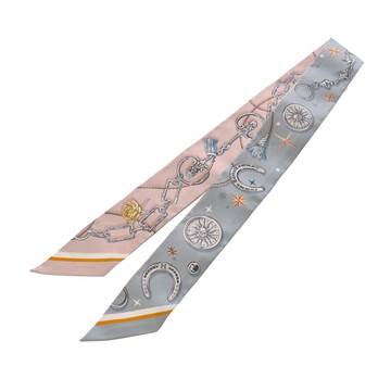 エルメス ツイリー C EST LA FETE マルチカラー 062743S シルク100％ レディース 【新品】【other】