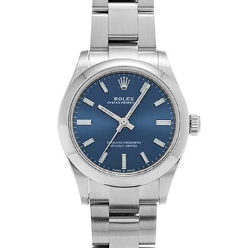 ロレックス オイスターパーペチュアル 31 277200 ブルー ユニセックス 時計 【中古】【wristwatch】