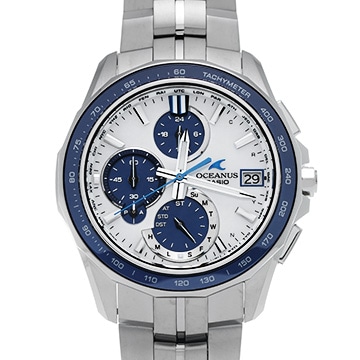 カシオ オシアナス マンタ OCW-S7000D-7AJF ホワイト メンズ 時計 【中古】【wristwatch】