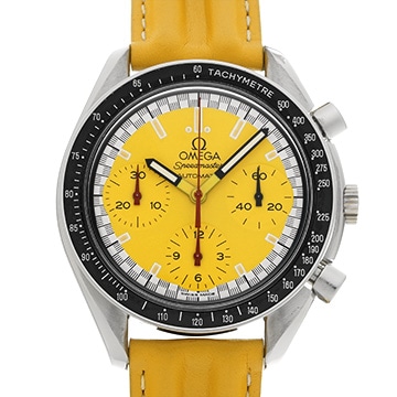 オメガ スピードマスター レーシング ミハエルシューマッハ 3810.12.40 イエロー メンズ 時計 【中古】【wristwatch】