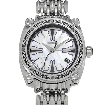 セイコー ガランテ プレミアムローズ アルテミス SBLA085 ホワイトシェル メンズ 時計 【中古】【wristwatch】