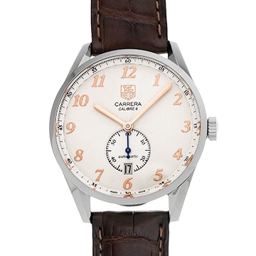 タグ ホイヤー カレラ キャリバー6 ヘリテージ WAS2112.FC6181 シルバー メンズ 時計 【中古】【wristwatch】