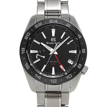 グランドセイコー スポーツコレクション スプリングドライブ GMT SBGE253 ブラック メンズ 時計 【中古】【wristwatch】