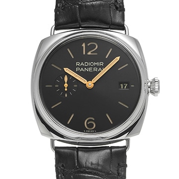 パネライ ラジオミール クアランタ PAM01294 ブラック メンズ 時計 【中古】【wristwatch】