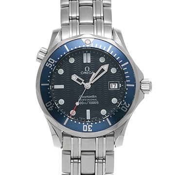 オメガ シーマスター プロフェッショナル 300 ミッドサイズ 2561.80 ブルー ユニセックス 時計 【中古】【wristwatch】