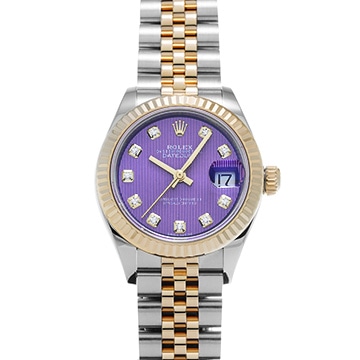 ロレックス レディ  デイトジャスト 28 279173G ラベンダータペストリー/ダイヤモンド レディース 時計 【中古】【wristwatch】
