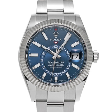 ロレックス スカイドゥエラー 326934 ブライトブルー メンズ 時計 【中古】【wristwatch】