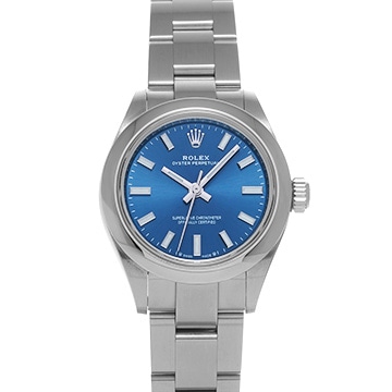 ロレックス オイスターパーペチュアル 28 276200 ブライトブルー レディース 時計 【中古】【wristwatch】
