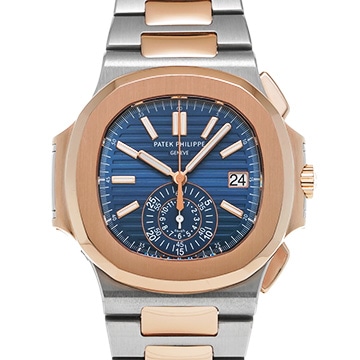 パテック フィリップ ノーチラス クロノグラフ 5980/1AR-001 ブルー メンズ 時計 【中古】【wristwatch】