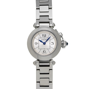 カルティエ ミスパシャ W3140007 シルバー レディース 時計 【中古】【wristwatch】