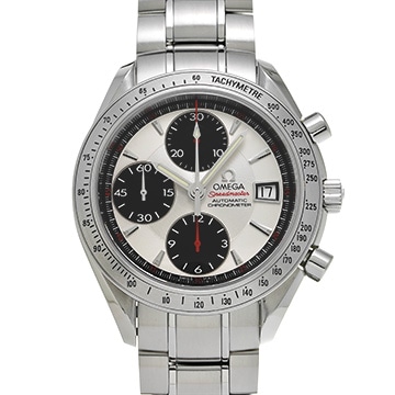 オメガ スピードマスター デイト 3211.31 ホワイト/ブラック メンズ 時計 【中古】【wristwatch】