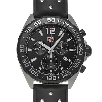 タグ ホイヤー フォーミュラ1 クォーツ クロノグラフ CAZ1010.FT8024 ブラック メンズ 時計 【中古】【wristwatch】