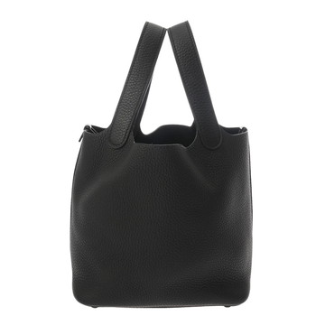 エルメス ピコタン ロック PM モノクローム ブラック トリヨンクレマンス レディース バッグ 【中古】【bag】