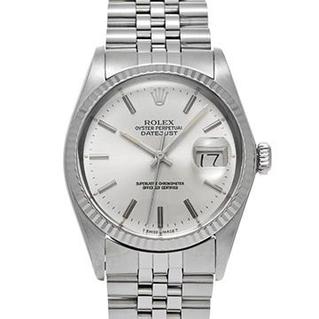 ロレックス デイトジャスト 16014 シルバー メンズ 時計 【中古】【wristwatch】