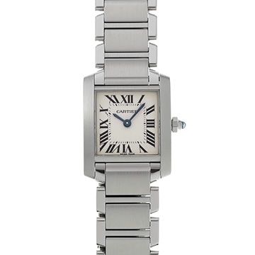 カルティエ タンクフランセーズ SM　 W51008Q3 シルバー レディース 時計 【中古】【wristwatch】