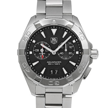 タグ ホイヤー アクアレーサー クォーツ WAY111Z.BA0928 ブラック メンズ 時計 【中古】【wristwatch】